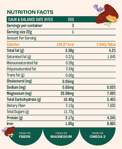 Calm & Balance Date Bites