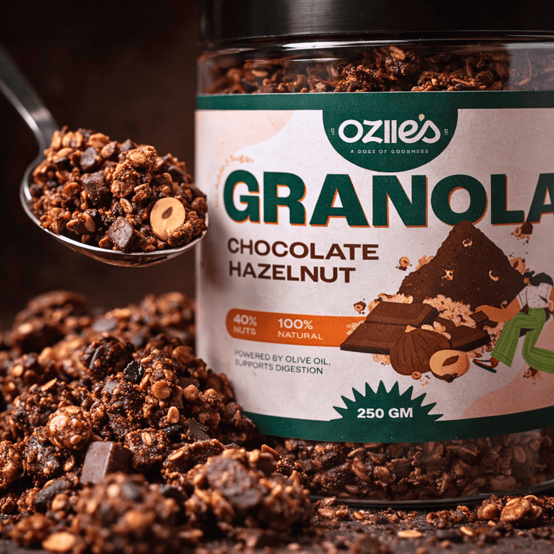 Chocolate Hazelnut Granola