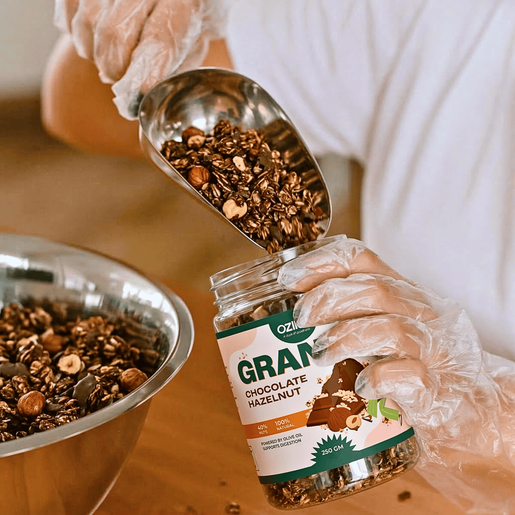 Chocolate Hazelnut Granola